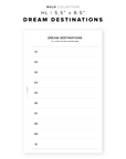 PR266 - Dream Destinations - Printable Insert
