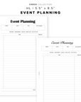 PR346 - Event Planning - Printable Insert