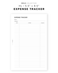 PR226 - Expense Tracker V3 - Printable Insert