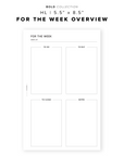 PR219 - For the Week - Printable Insert