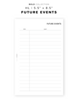 PR296 - Future Events - Printable Insert
