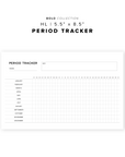 PR214 - Period Tracker - Printable Insert