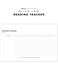 PR215 - Reading Tracker - Printable Insert