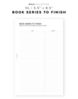 PR239 - Book Series to Finish - Printable Insert