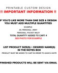 Custom Calligraphy: Property Of - Printable Dashboard