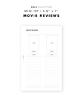 PR361 - Movie Reviews - Printable Insert