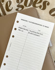 PR282 - Memoirs / Autobiographies to Read - Printable Insert