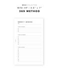 PR246 - 369 Manifest Method - Printable Insert