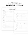 PR339 - Bathroom Tracker - Printable Insert