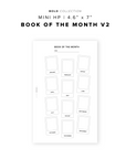 PR301 - Book of the Month V2 - Printable Insert