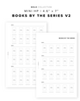 PR309 - Books by the Series V2 Bundle - Printable Insert
