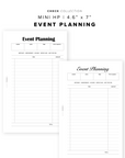 PR346 - Event Planning - Printable Insert