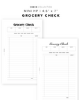 PR348 - Grocery Check - Printable Insert