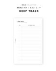 PR247 - Keep Track - Printable Insert