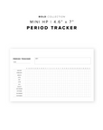 PR214 - Period Tracker - Printable Insert