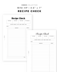 PR349 - Recipe Check - Printable Insert