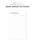 PR239 - Book Series to Finish - Printable Insert