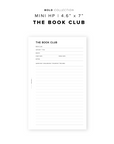 PR234 - The Book Club - Printable Insert