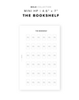PR232 - The Bookshelf - Printable Insert