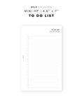 PR330 - To Do List - Printable Insert
