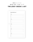 PR244 - Trilogy Book List - Printable Insert