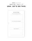 PR265 - Ugh Let's Do This - Printable Insert