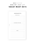 PR268 - Vacay Must Dos - Printable Insert