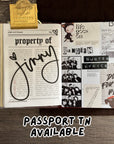 Custom Calligraphy: Property Of - Printable Dashboard