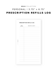 PR358 - Prescription Refills - Printable Insert