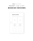 PR365 - Bookish Review V4 - Printable Insert