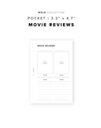 PR361 - Movie Reviews - Printable Insert