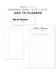 PR356 - Add to Planner Check - Printable Insert