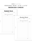 PR346 - Bookish Check - Printable Insert