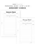 PR348 - Grocery Check - Printable Insert