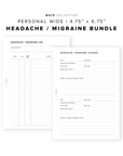 PR283 - Migraine / Headache Bundle - Printable Insert