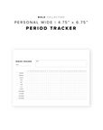 PR214 - Period Tracker - Printable Insert