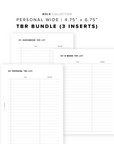 PR254 - TBR Bundle - Printable Insert