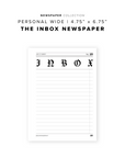 PR366 - The Inbox Newsaper - Printable Insert