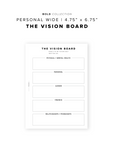 PR235 - The Vision Board - Printable Insert