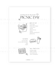 PRD207 - Perfect Picnic Day - Printable Dashboard