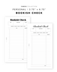 PR346 - Bookish Check - Printable Insert