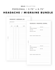 PR283 - Migraine / Headache Bundle - Printable Insert
