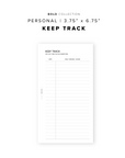 PR247 - Keep Track - Printable Insert