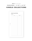 PR316 - Kindle Collections - Printable Insert