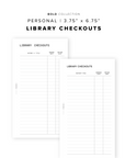 PR307 - Library Checkouts - Printable Insert