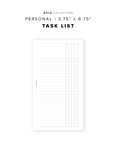 PR332 - Task List - Printable Insert