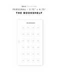 PR232 - The Bookshelf - Printable Insert