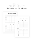 PR339 - Bathroom Tracker - Printable Insert