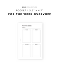 PR219 - For the Week - Printable Insert