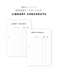 PR307 - Library Checkouts - Printable Insert
